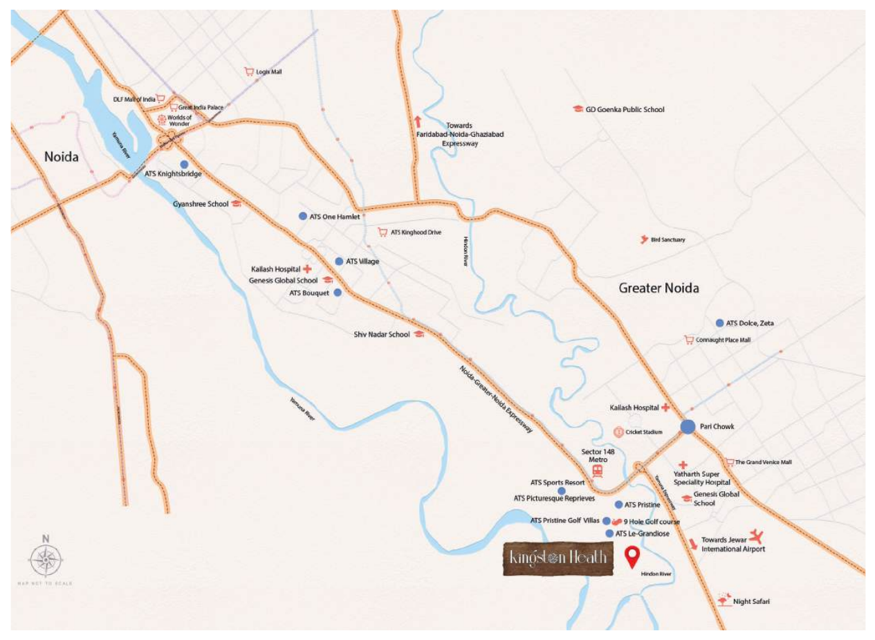 ATS Kingston Heath Sector 150 connectivity map